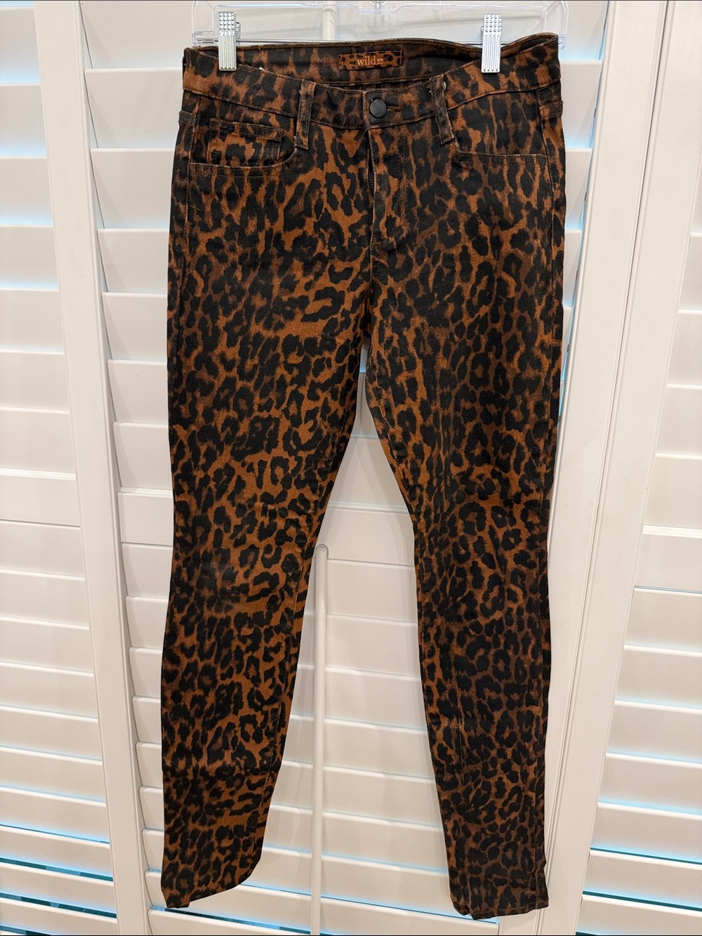 Joes Jeans Wildfox Brown and Black Leopard Skinny Jeans